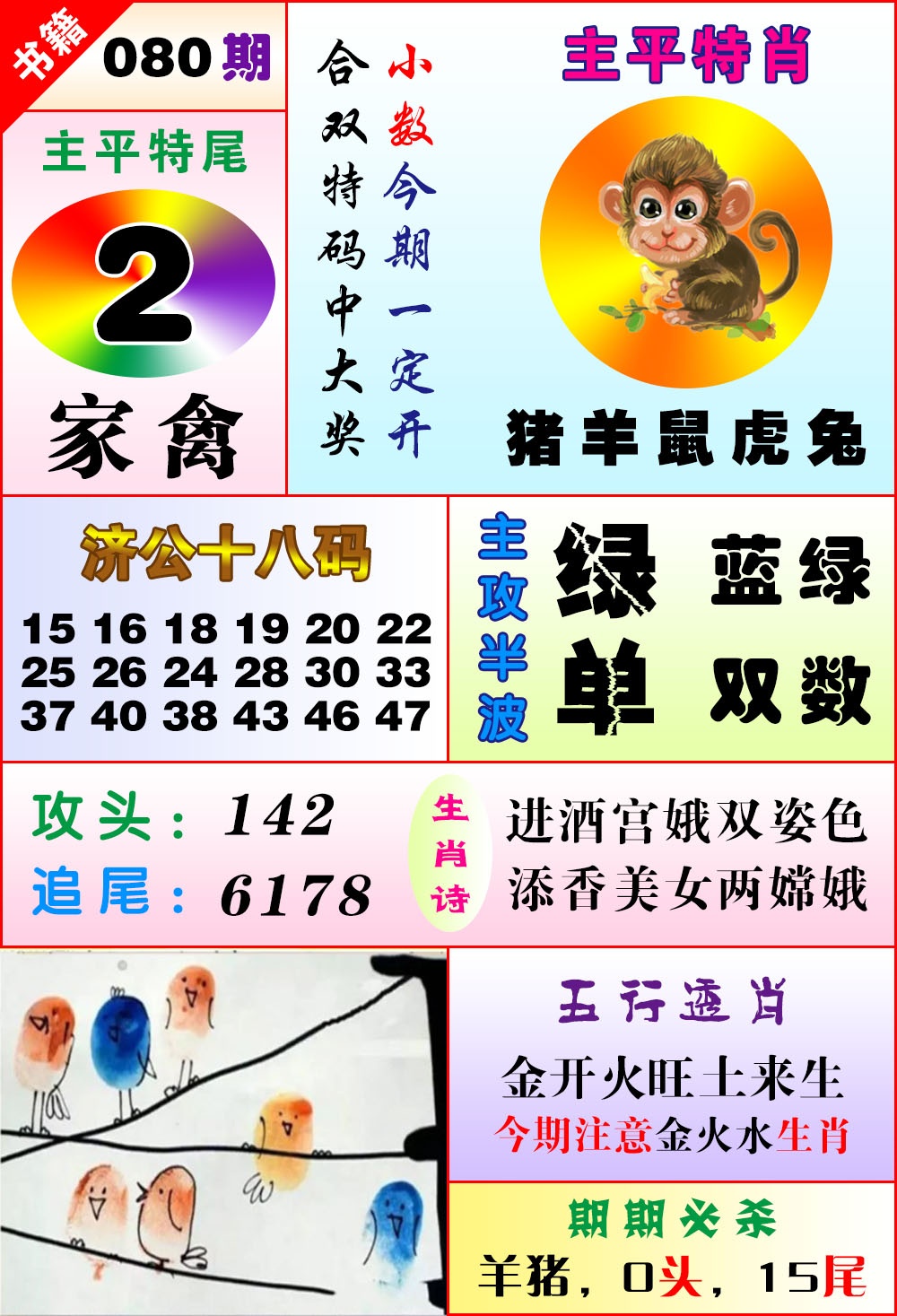 080期澳门狗头铡[图]