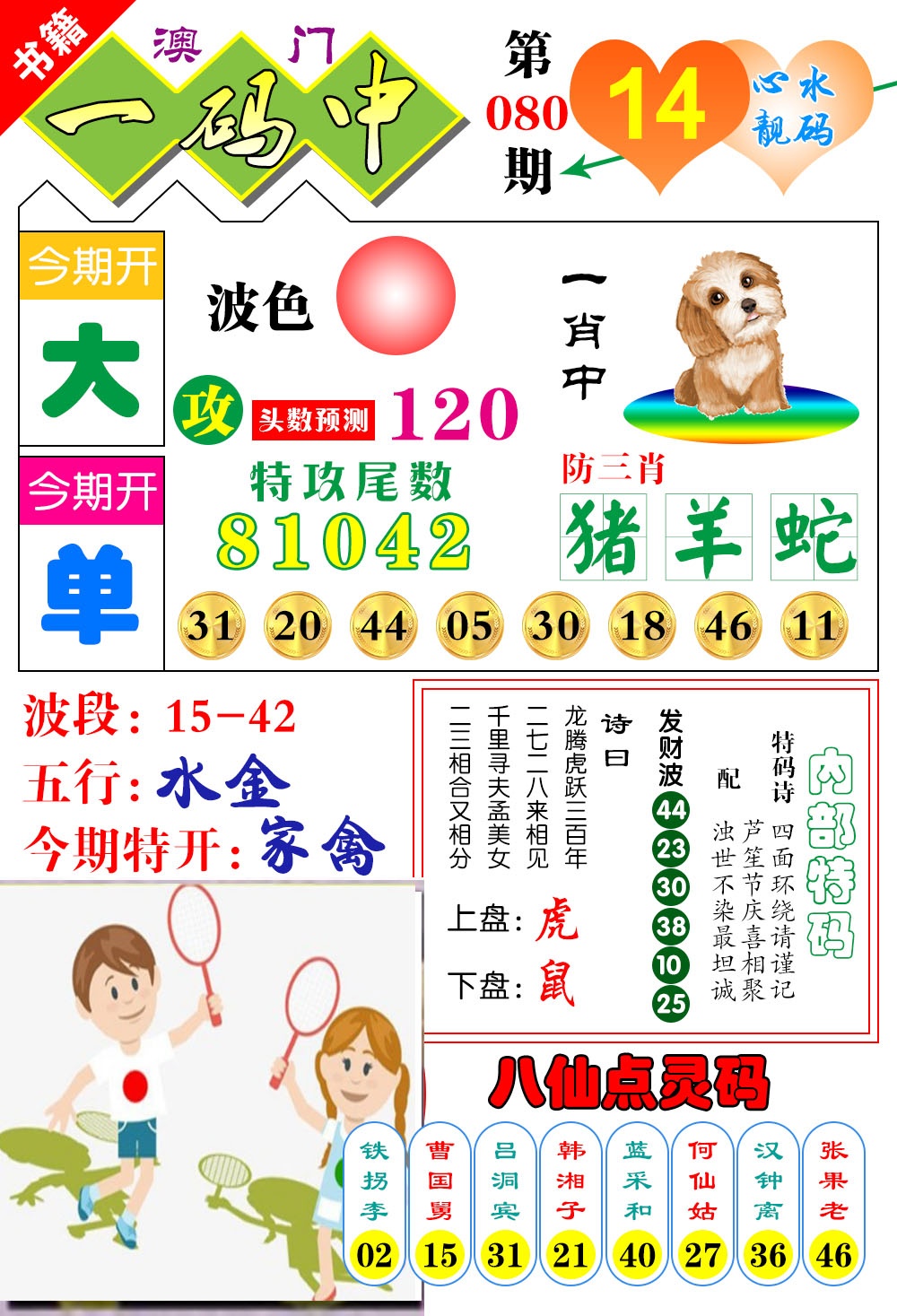 080期澳门发财波[图]