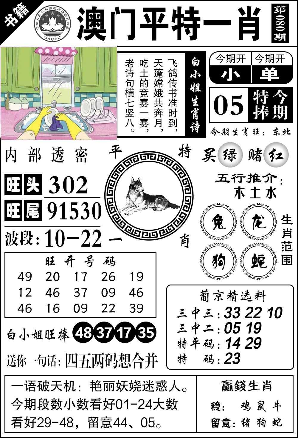 080期澳门内部透密[图]